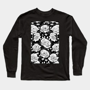 rose pattern Long Sleeve T-Shirt